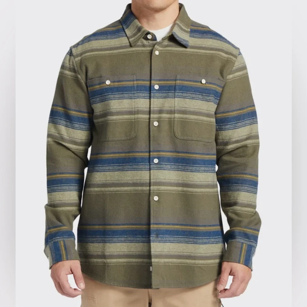 Quiksilver Men's Waterman Lowest Tide Flannel
Long Sleeve Top for Men - Picture 3 of 15